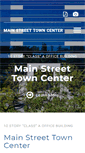 Mobile Screenshot of mainstreettowncenter.com